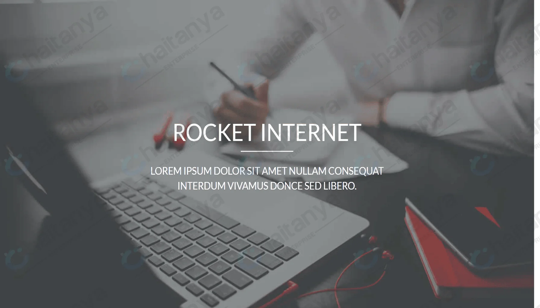 Rocket Internet CSS Template